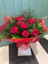 6 Red Rose Bouquet