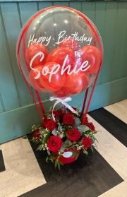 Romantic Red Rose Hot Air Balloon